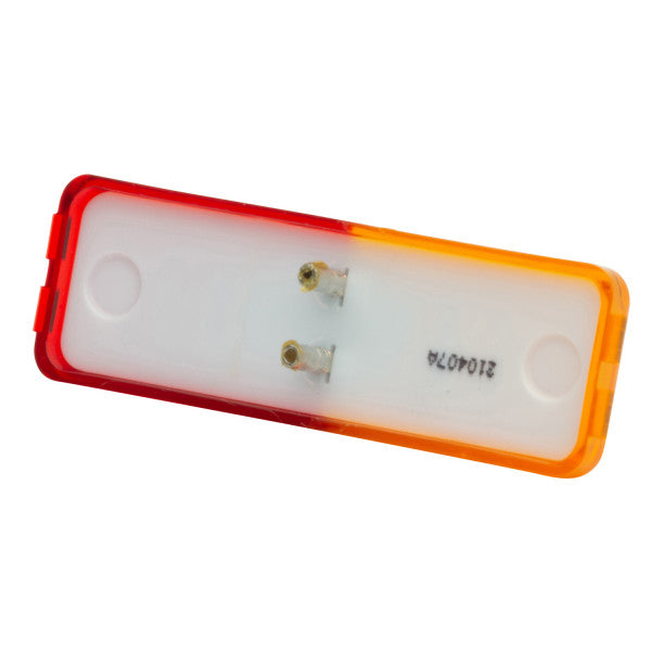 LTG 46740 Grote Rectangle Clearance Marker Light (4", Red/Amber)