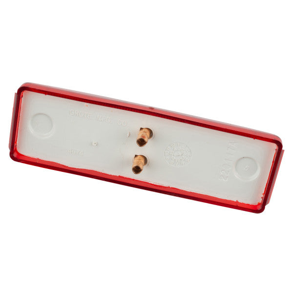 LTG 46742 Grote Rectangle Clearance Marker Light (4", Red)