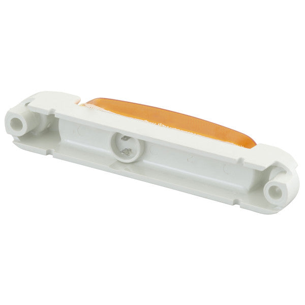 LTG 46903 Grote SuperNova Thin-Line LED Clearance Marker Light (Amber w/ White Body, P2)