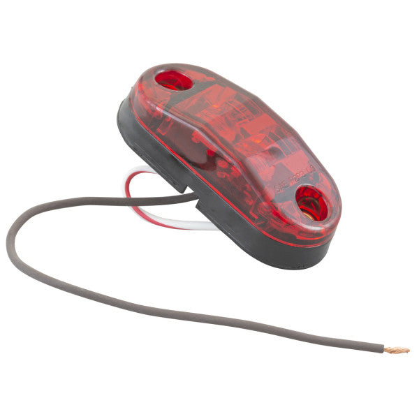 LTG 47012 Grote Oval LED Clearance Marker Light (2.5", Red, P2/P3)