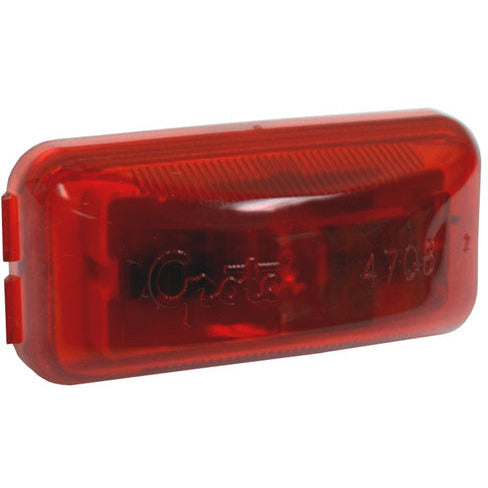 LTG 47082 Grote SuperNova LED Rectangle Clearance Marker Light (3", Red)