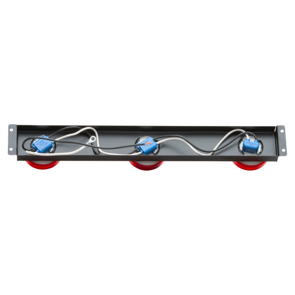 LTG 49142 Grote Low-Profile 4581 Round Series Light Bar (16", Red)