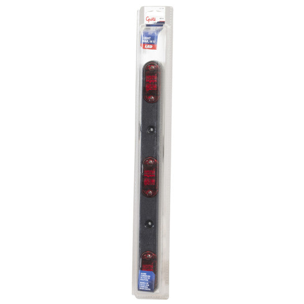 LTG 49212-5 Grote 2.5" Oval LED Light Bar (15", Red)