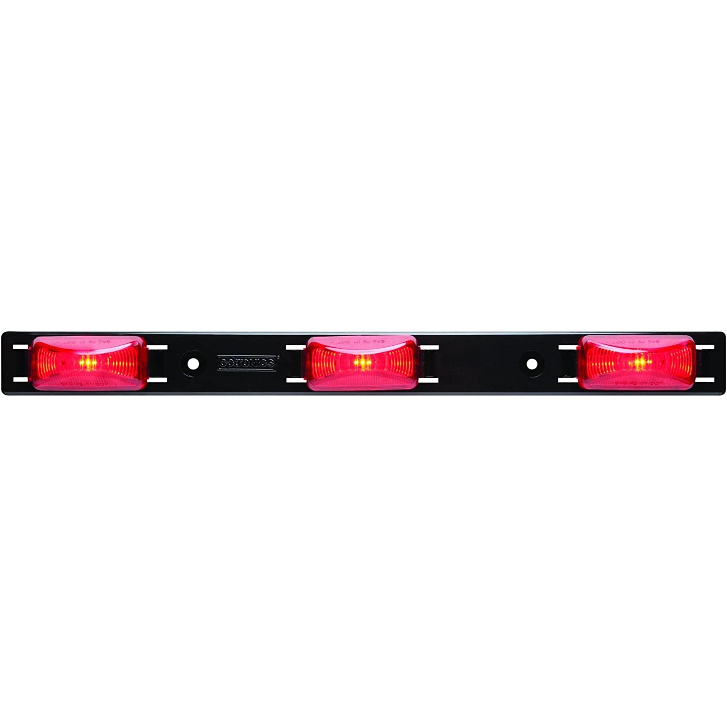 DLT MCL83RK Optronics LED Sealed Identification Light Bar (16", Red, Surface)