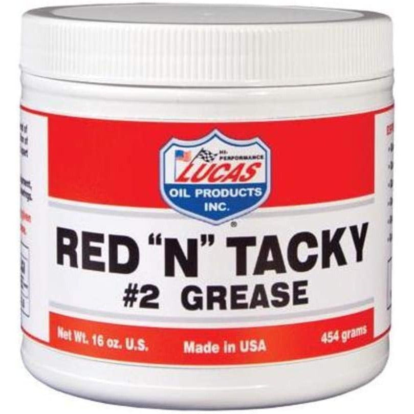 LCS 10574 Lucas Red "N" Tacky Grease (1 lb)