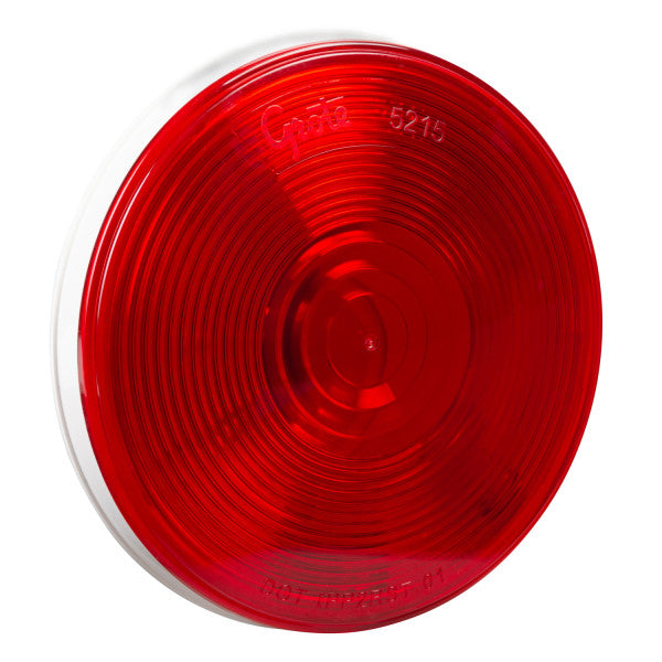 LTG 52152 Grote Torsion Mount II Stop Tail Turn Light (4" Round, Red, Female 3 Pin, 24V)