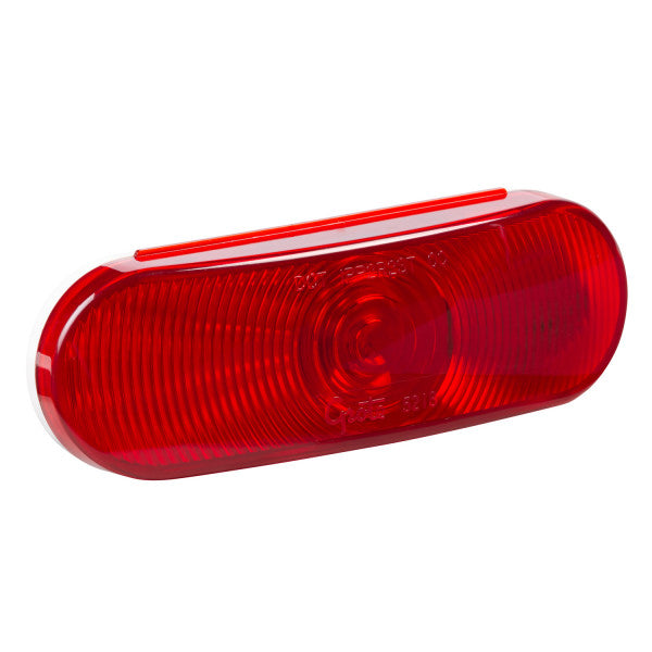 LTG 52182 Grote Economy Stop Tail Turn Light (6" Oval, Red, 3 Female Pin)