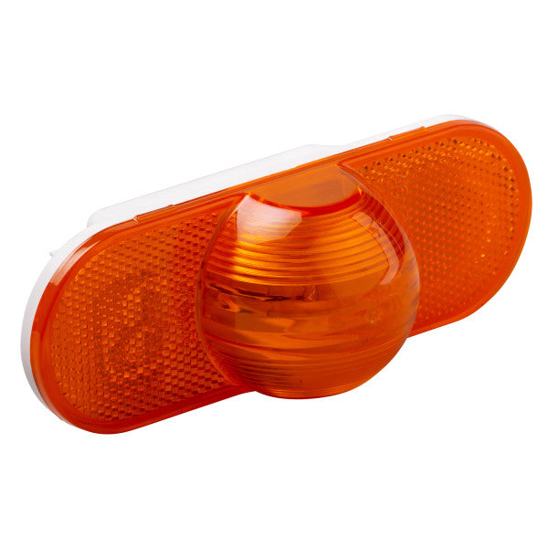 LTG 52513 Grote Torsion Mount III Stop Tail Turn Light (6" Oval, Amber, Reflective 3 Female Pin)