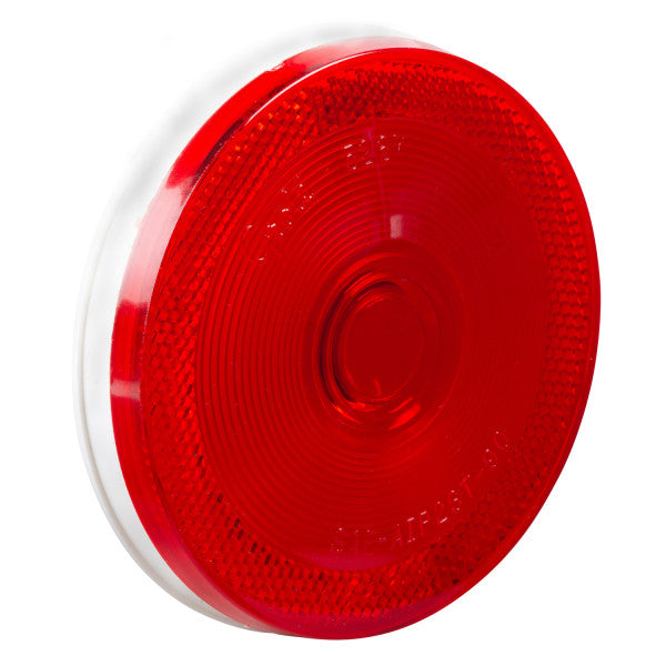 LTG 52672 Grote Torsion Mount II Stop Tail Turn Light (4" Round, Red, Reflective, Female 3 Pin)