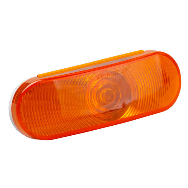 LTG 52893 Grote Torsion Mount III Stop Tail Turn Light (Front, 6" Oval, Amber, 3 Female Pin)