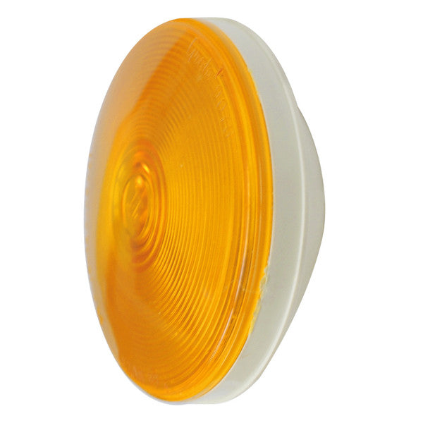 LTG 52923 Grote Economy Stop Tail Turn Light (Front, 4" Round, Amber, Female 3 Pin)