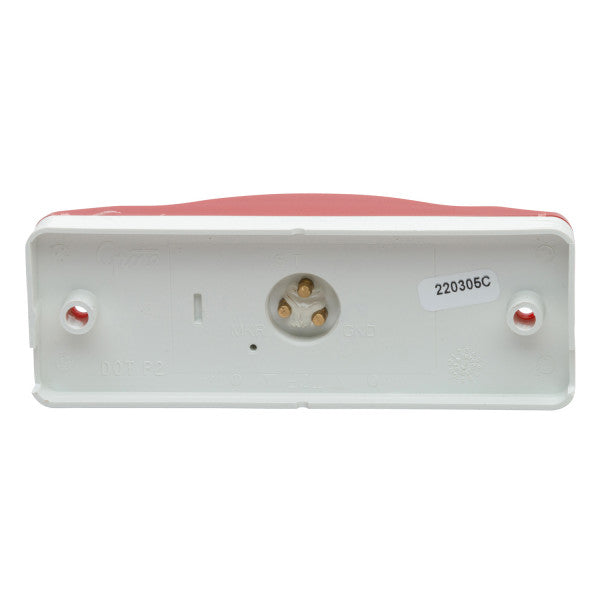 LTG 53062 Grote Sentry Sealed Rectangle Marker Side Turn Light (6", Red)