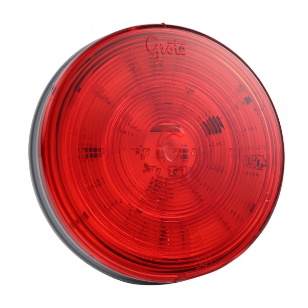 LTG 53312 Grote SuperNova Full-Pattern LED Stop Tail Turn Light (4" Round, Red, Male 3 Pin)