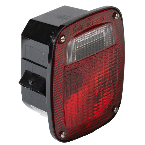 LTG 53762 Grote Metri-Pack Stop Tail Turn Box Light w/ License Window (3 Stud, Double Connector)