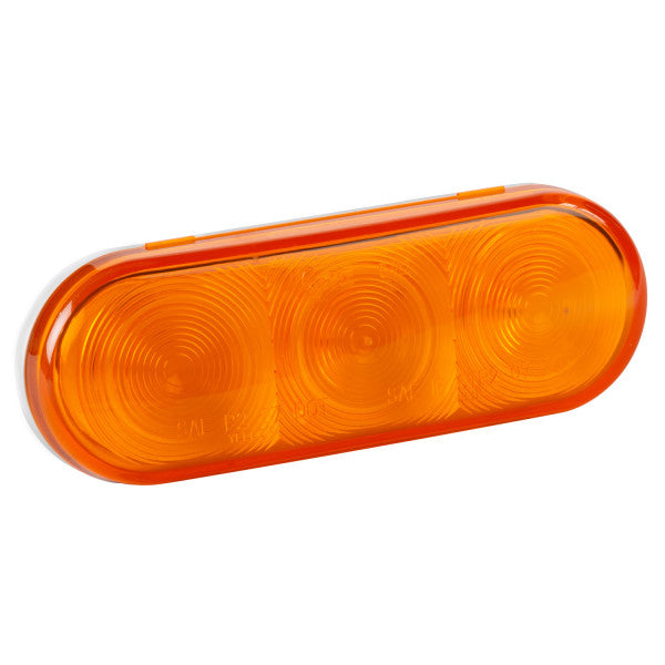 LTG 54173 Grote Select LED Stop Tail Turn Light (6" Oval, Amber, 3 Female Pin)