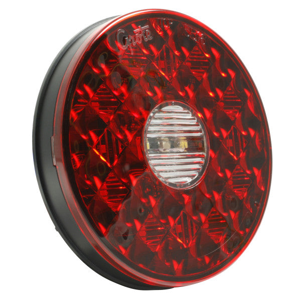 LTG 55162 Grote LED Stop Tail Turn Light w/ Backup (4" Round, 4 Pin)
