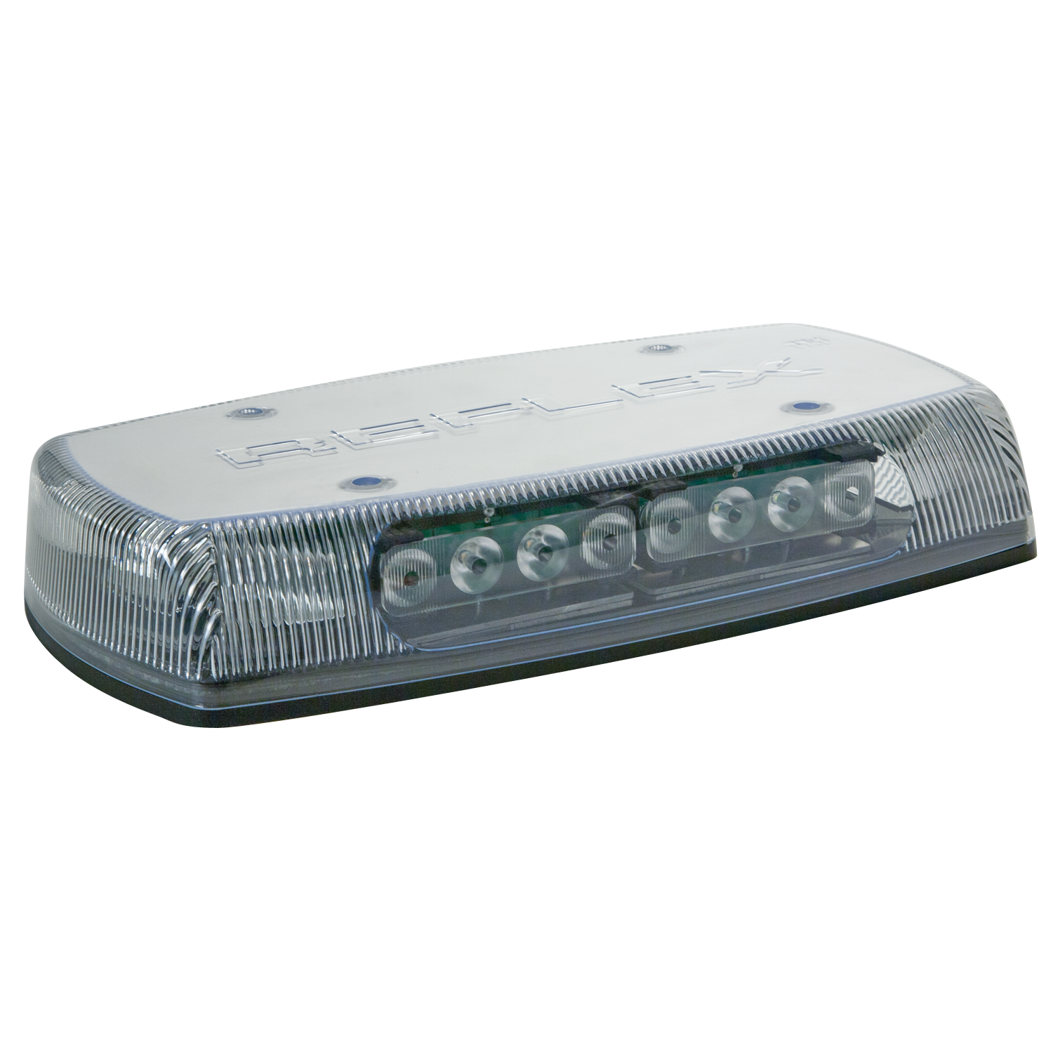 ECO 5590CAC ECCO 5590 Series Reflex 15" LED Minibar (4 Bolt, Clear, Split Color Amber/White)