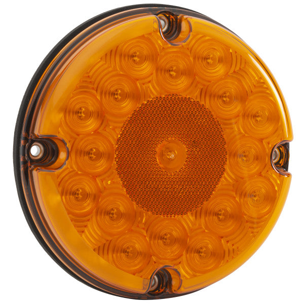 LTG 55983 Grote LED Stop Tail Turn Light (7", Amber, Front Turn w/ Reflex)