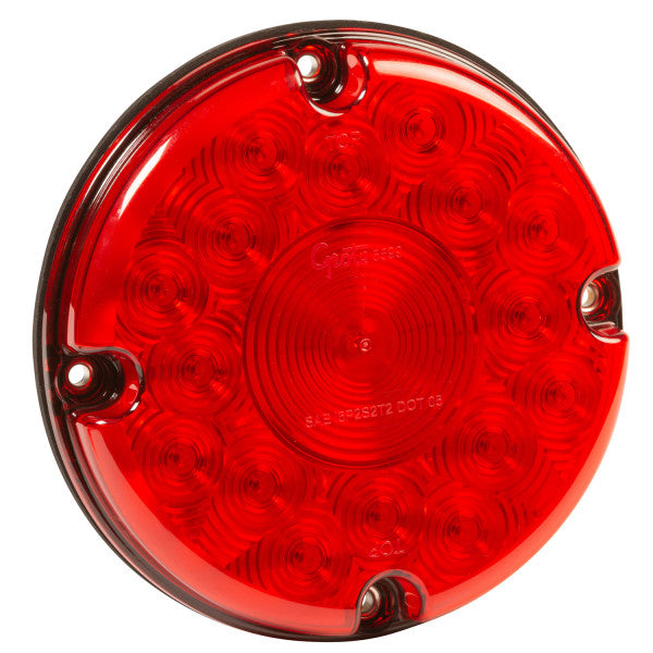 LTG 55992 Grote LED Stop Tail Turn Light (7", Red, Turn)