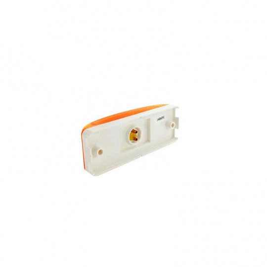 LTG 46873 Grote Sealed Turtleback II LED Rectangle Clearance Marker Light (Amber, Reflective, Male Pin)