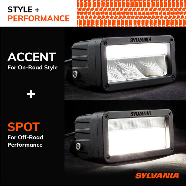 SLB LIGHTBAR2N1SPBX Sylvania Dual Mode 6" LED Light Bar (Spot)