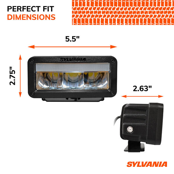 SLB LIGHTBAR2N1SPBX Sylvania Dual Mode 6" LED Light Bar (Spot)