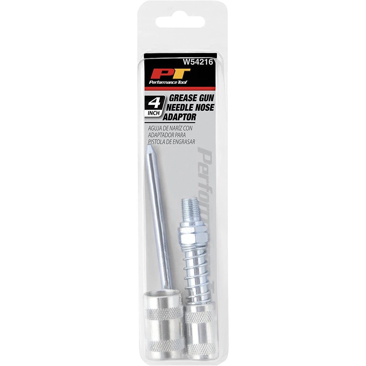 WIL W54216 Performance Tool Grease Gun Needle Nose Adapter (4")