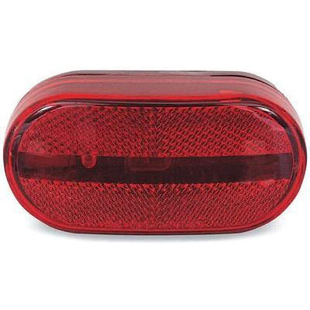 DLT MC31RS Optronics Marker/Clearance Light (4" Oblong, Reflective, Red, Surface)