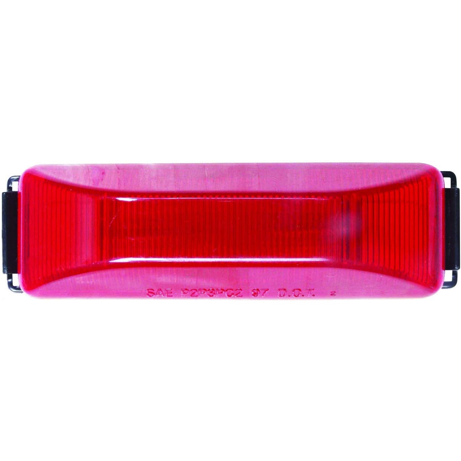 DLT MC67RK Optronics Sealed 2-Bulb Marker/Clearance Light (4" Rectangle, Red, Surface)