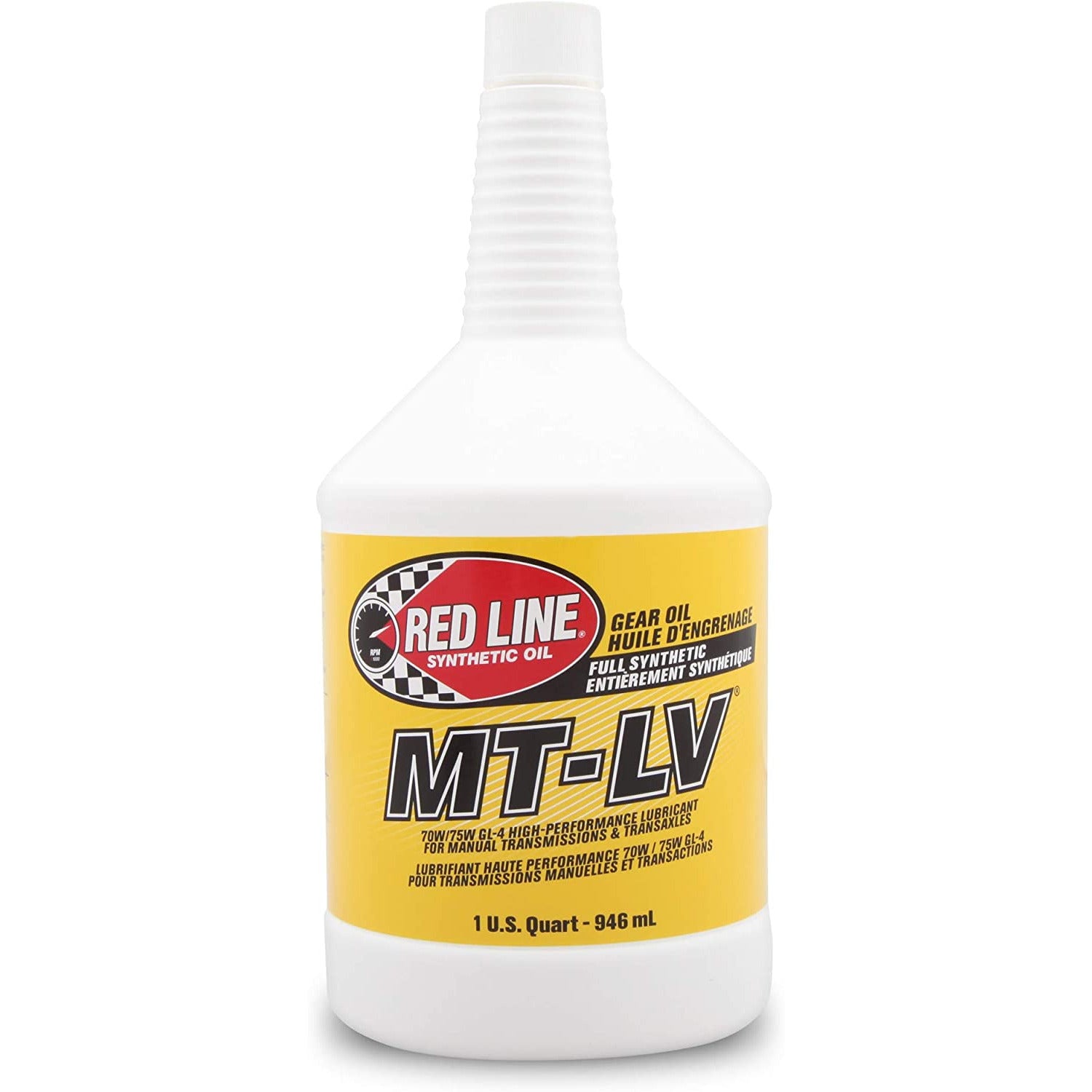 WPC 3L175128278RED Red Line Full Synthetic Gear Oil MT-LV 70W/75W GL-4 (1 qt)