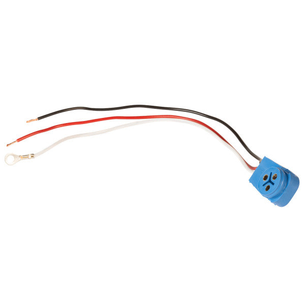 LTG 67005 Grote Stop Tail Turn 3-Wire Plug-In Pigtail for Male Pin Lights (90 Degree, 11")