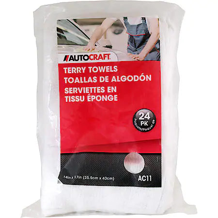 CND AC11 Autocraft Terry Cloth Towels (24 pk)