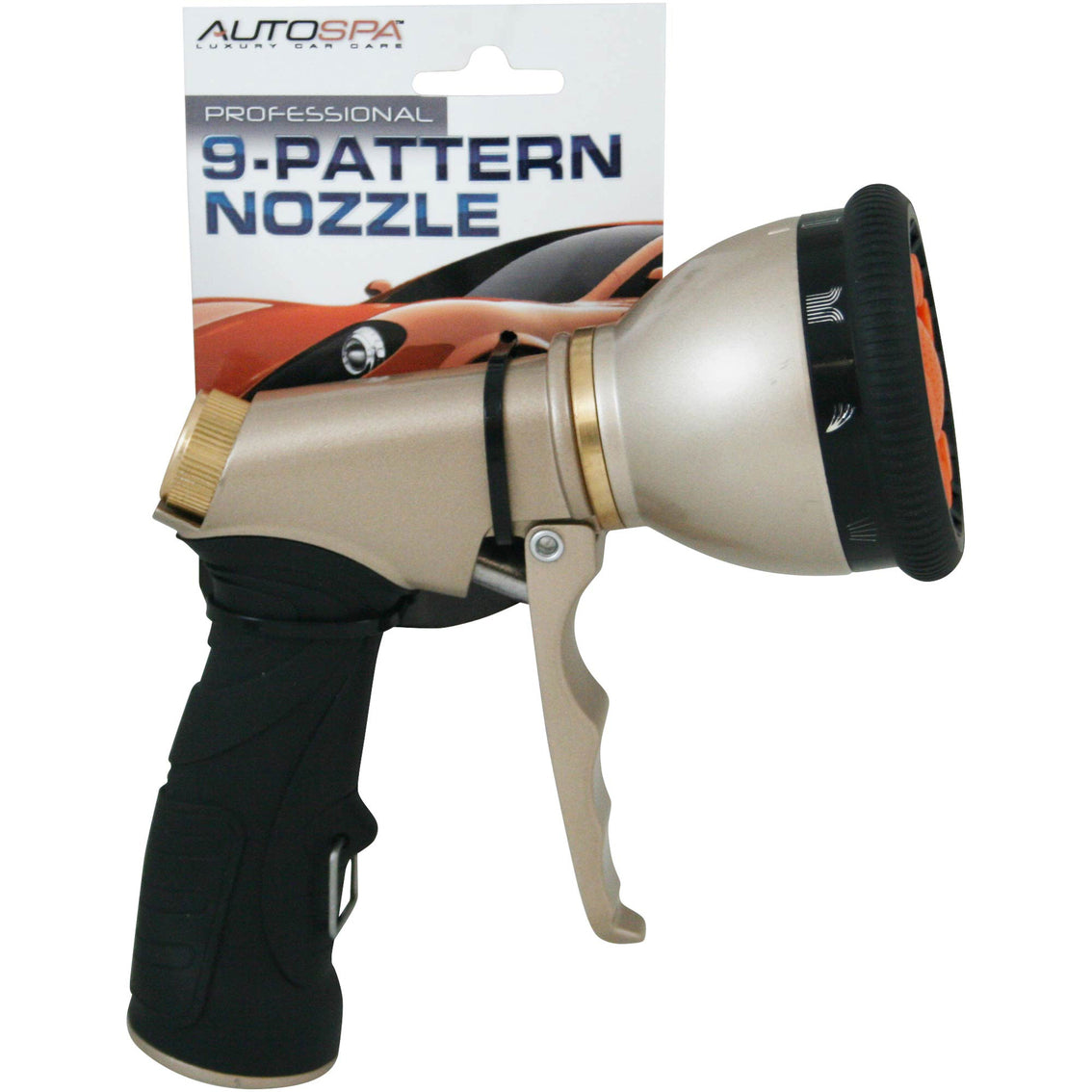 CND 90064AS Carrand 9-Pattern Adjustable Spray Nozzle