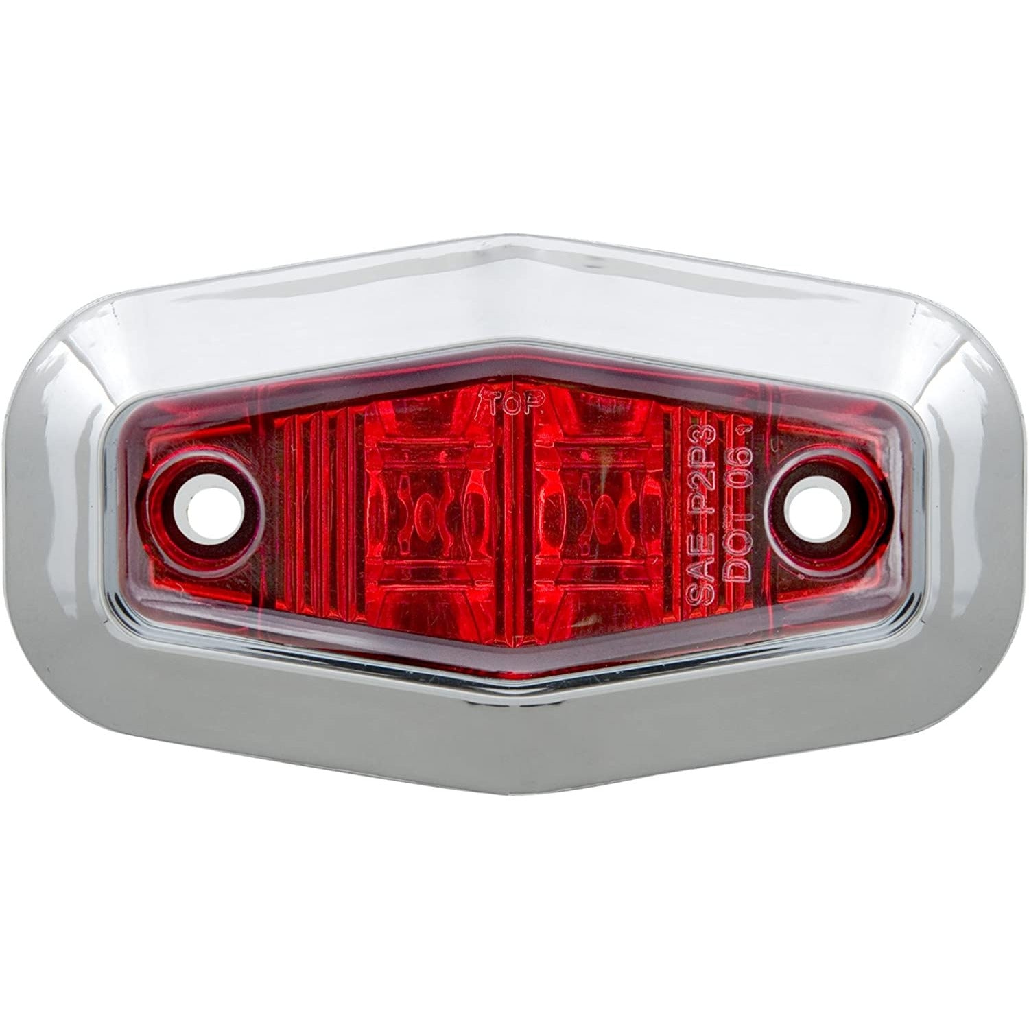 DLT MCL13RTRS Optronics LED Sealed Marker/Clearance Light Kit (2.5" Oblong, Red, Surface)