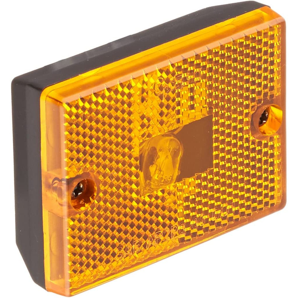 LTG 46983-5 Grote Submersible Rectangular Clearance Marker Light (2.75", Amber, Reflective)