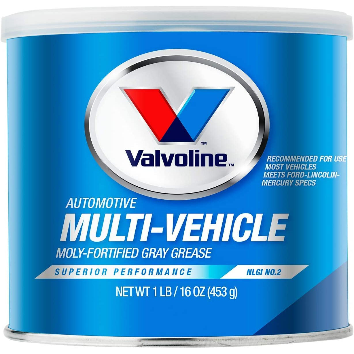 VAL VV632 Valvoline Multi-Vehicle Moly-Fortified Gray Grease (1 lb)