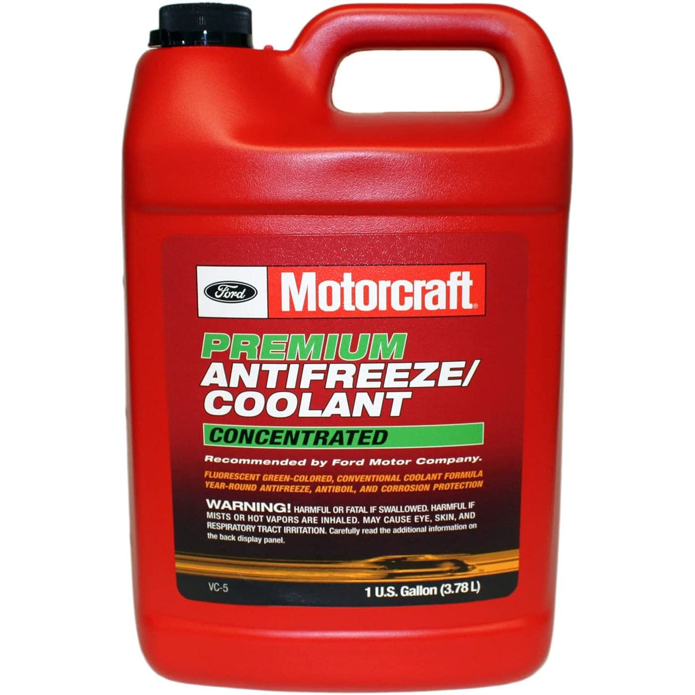 XFM VC5 Motorcraft Conventional Antifreeze/Coolant Concentrated (Green, 1 Gal)