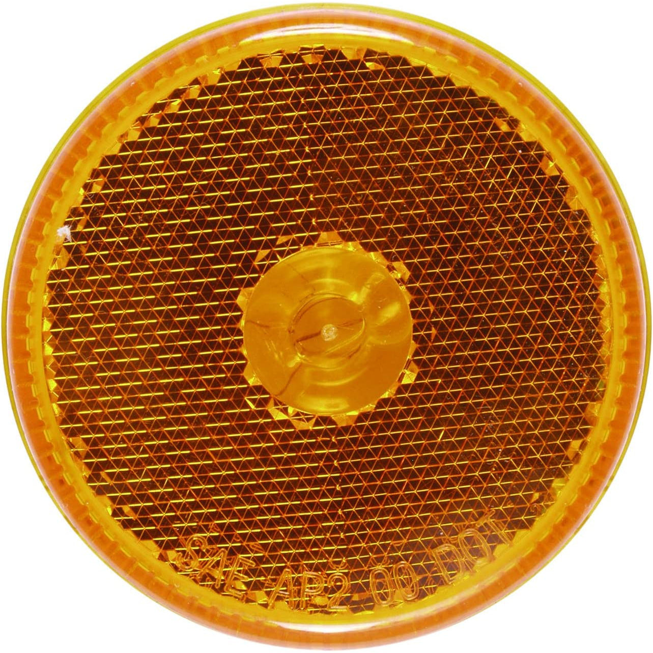 DLT MC57AS Optronics Sealed Marker/Clearance Light (2.5" Round, Reflective, Amber, Grommet)
