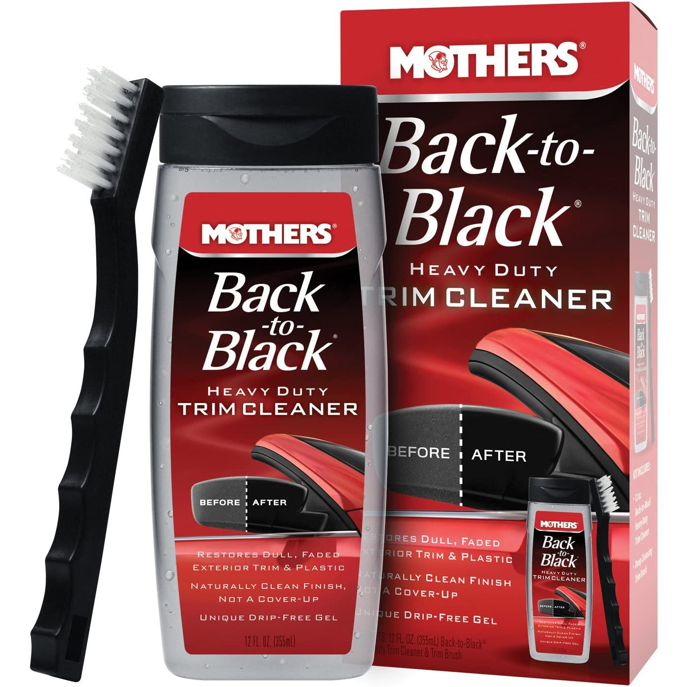 MTH 06141 Mothers Back-to-Black Heavy Duty Trim Cleaner Kit