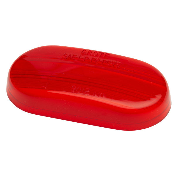 LTG 90122 Grote Clearance Marker Replacement Lens (Red, 1-Bulb Oval)