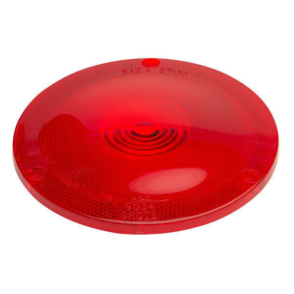 LTG 90342 Grote RV, Marine & Utility Replacement Lens (Red, Round)