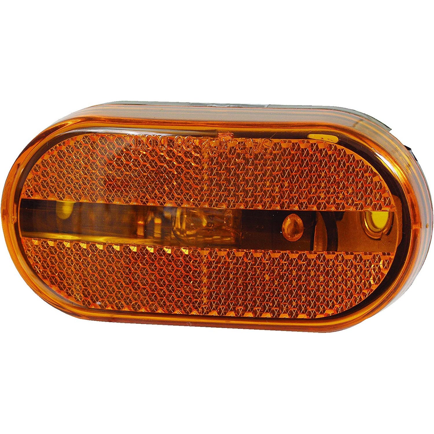 DLT MC31AS Optronics Marker/Clearance Light (4" Oblong, Reflective, Amber, Surface)
