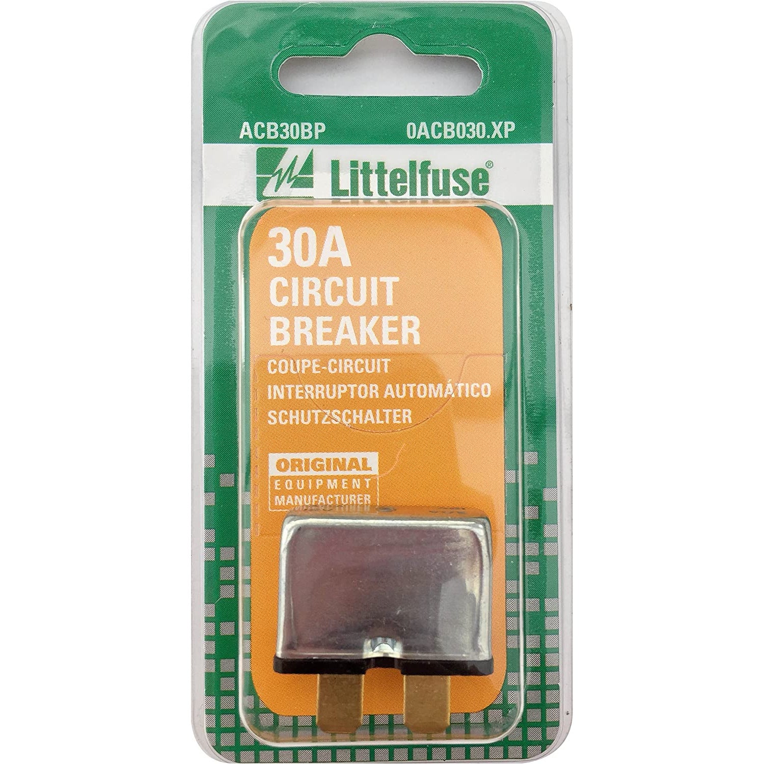 FUS 0ACB030.XP Littelfuse ATO Type Specialty Circuit Breaker (30A)