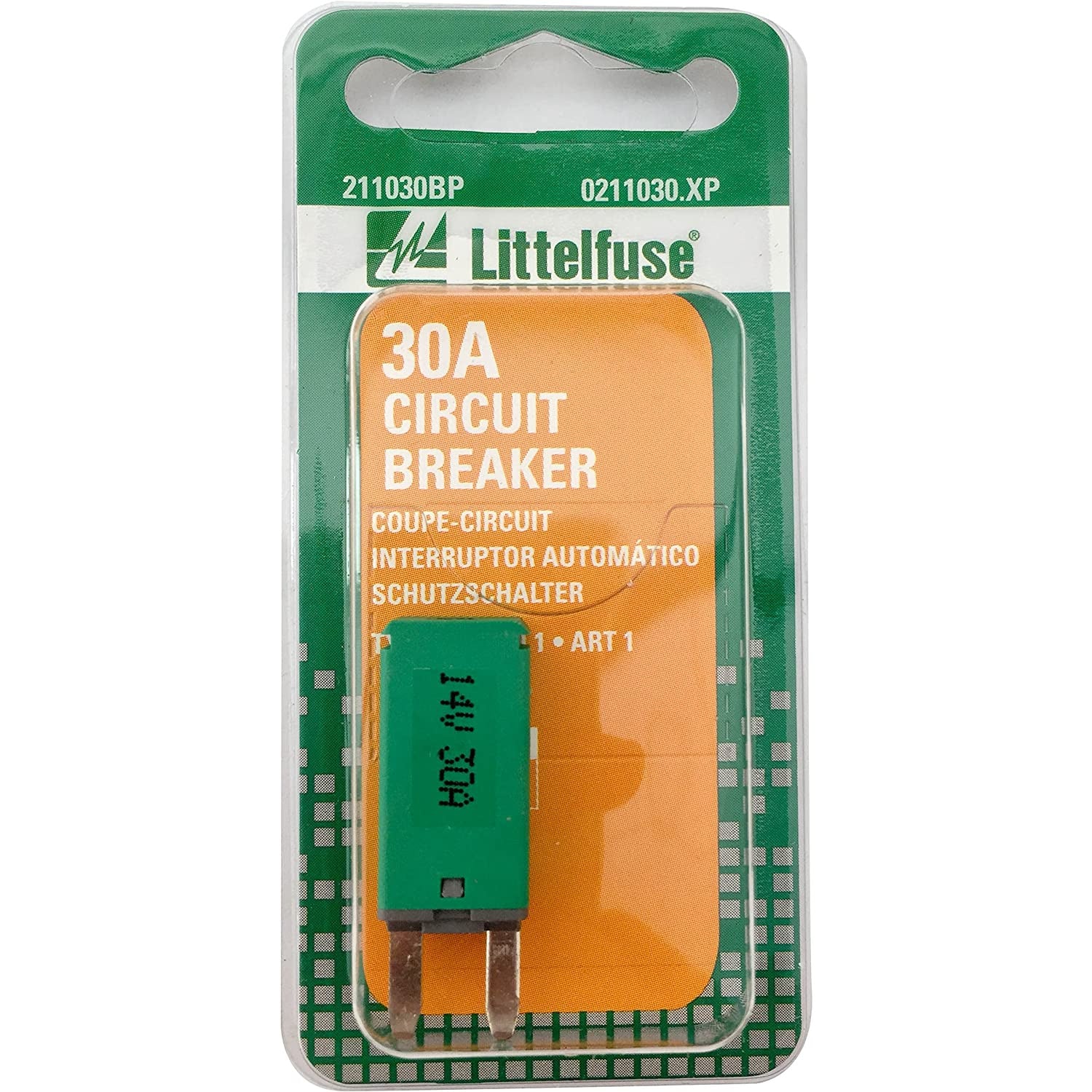 FUS 0211030.XP Littelfuse Mini Type Circuit Breaker (30A)