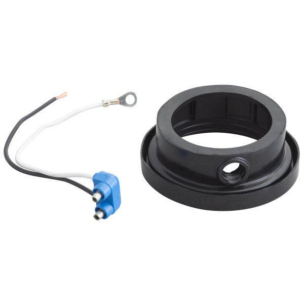 LTG 94010 Grote 2.5" Round 2-Pin Light Mounting Open Grommet Kit w/ Pigtail (2-25/32" Hole, 91400 + 67050)