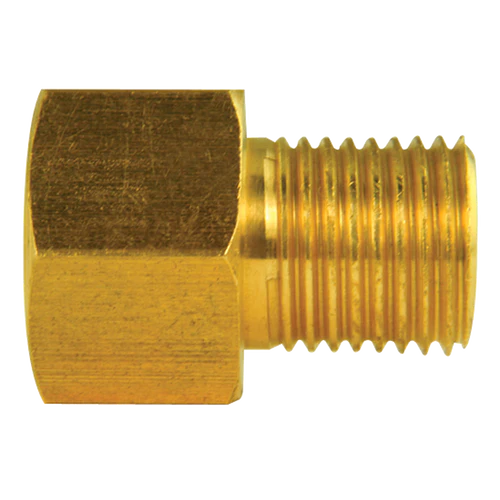 BL BLF-19B AGS Brass Adapter (Female 7/16-24 Inverted to Male 1/2-20 Inverted)