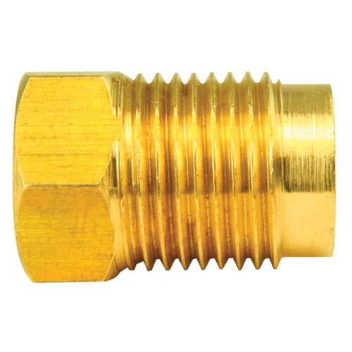 BL BLF-27B AGS Brass Adapter (Female 3/8-24 Inverted to Male 9/16-20 Inverted)