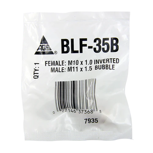 BL BLF-35B AGS Brass Adapter (Female M10x1.0 Inverted to Male M11x1.5 Bubble)