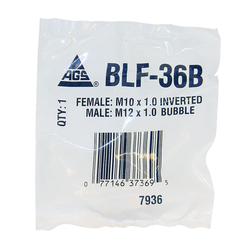BL BLF-36B AGS Brass Adapter (Female M10x1.0 Inverted to Male M12x1.0 Bubble)
