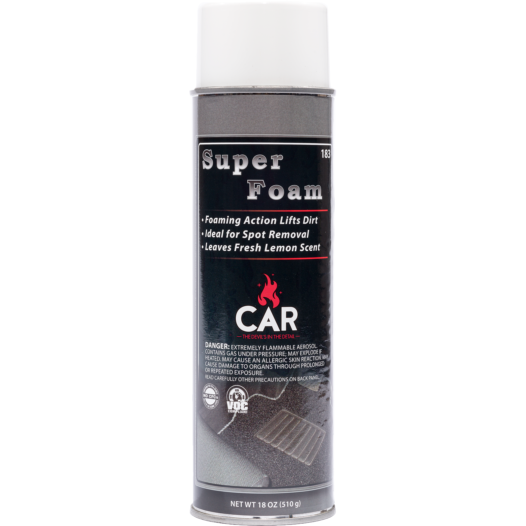 XCP CAR-183 CAR Products Super Foam Carpet Cleaner Spray